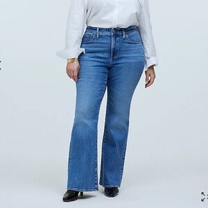NWT Plus Flea Market Flare Jeans in Amaretto Wash